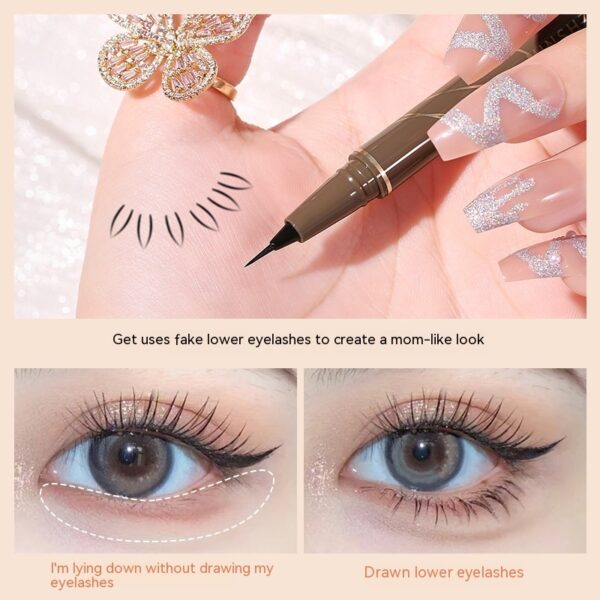 Eyeliner Eyeliner Crouching Silkworm Extremely Thin Female Not Smudge Durable Waterproof And Sweatproof - Image 6